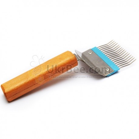 Pile fork for printing honeycombs, 