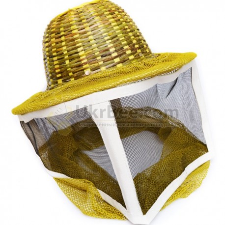 Imker Maske mit Bambus Metall Kappen, 