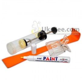 White marker (oil-based), 