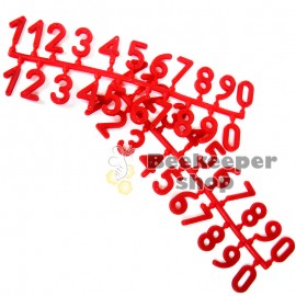 Plastic numbers for hives (1-21), 