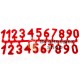 Plastic numbers for hives (1-21), 
