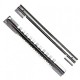 Lower chute of 2 parts, galvanized, 