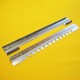 Lower chute of 2 parts, galvanized, 2