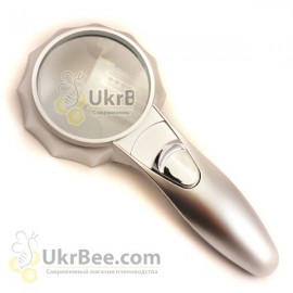 Loupe beekeeping manual with LED backlight (X6.0), 